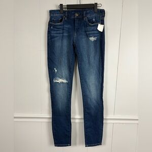 NWT Blank NYC Skinny Classique Medium Wash Blue Denim Jeans 28 Basic 31’ Inseam